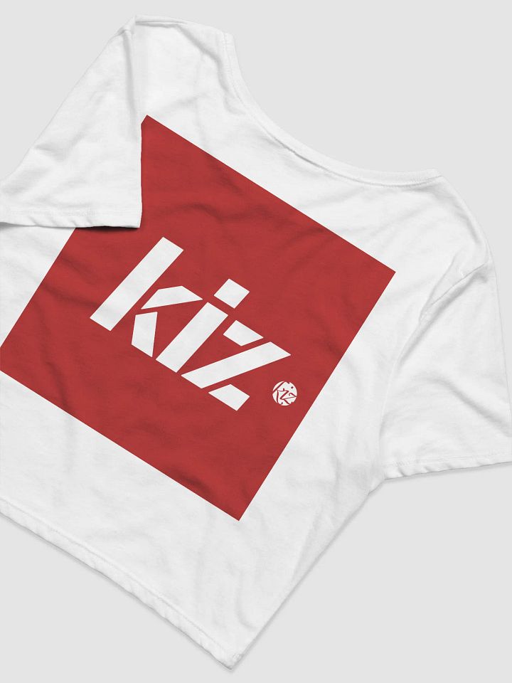 KIZ SAIDA - PREMIUM - CROP TEE - WHITE / RED product image (2)