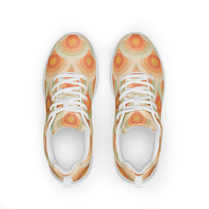 Vintage Vibe Scallop Pattern Men's Sneakers product image (1)