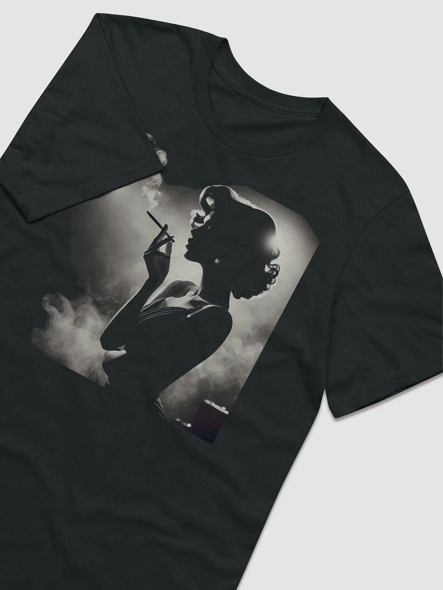 Elegant Noir Femme Fatale (Front Print Womens Tee) product image (3)