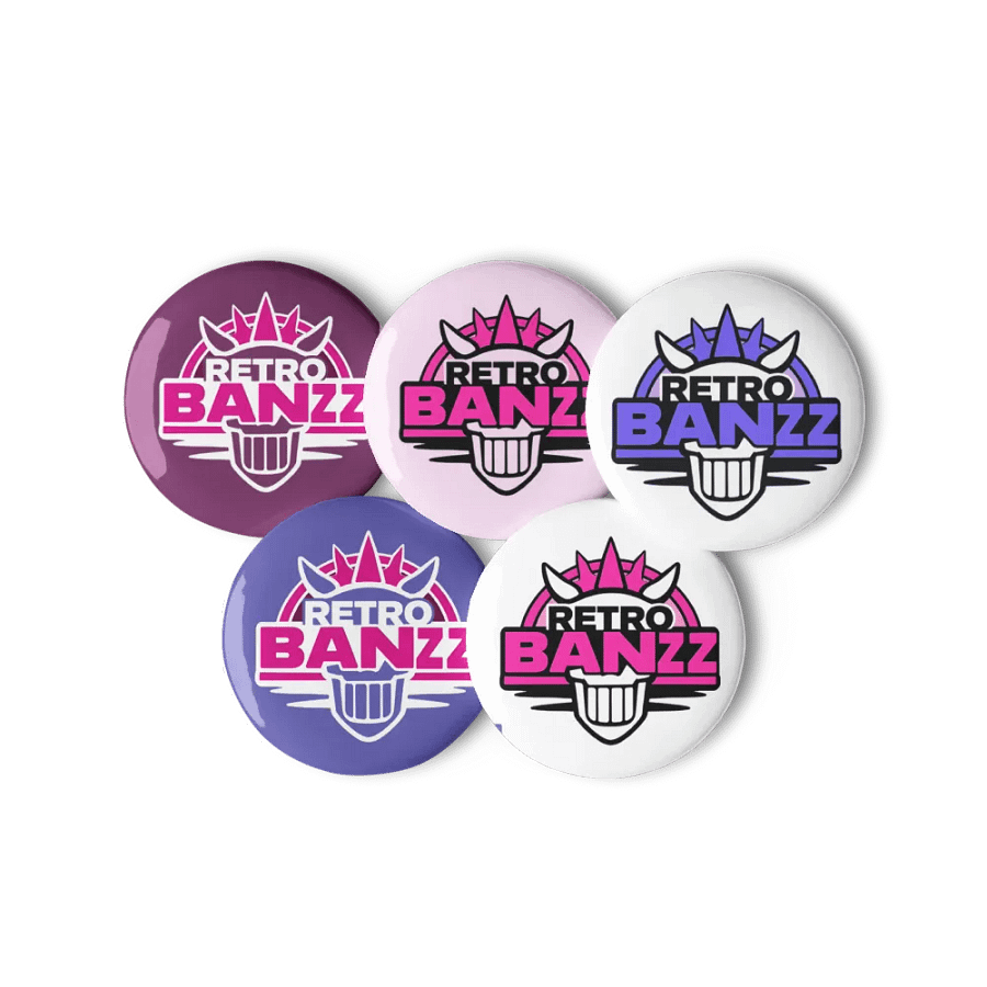 Retro Pins (Set Of 5) product image (4)