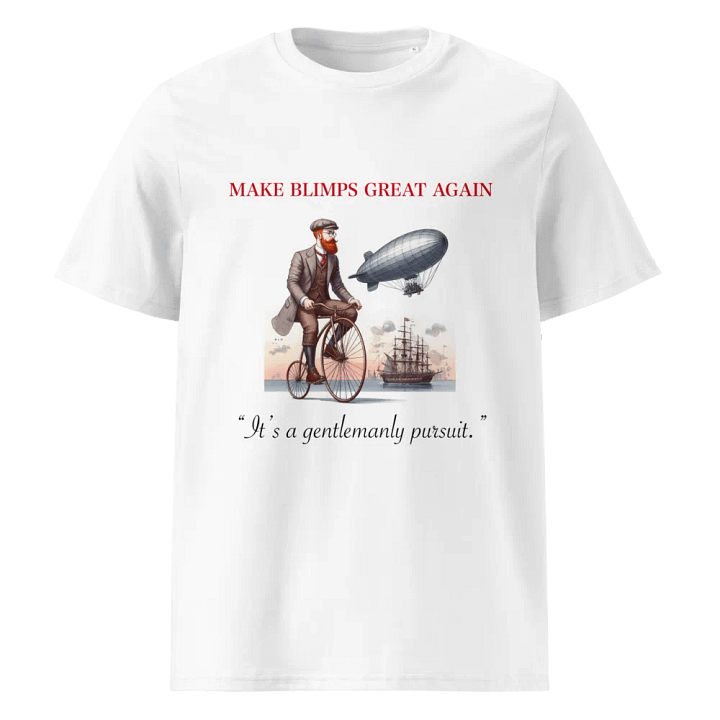 MAKE BLIMPS GREAT AGAIN - Organic Cotton Short Sleeve T-Shirt product image (1)