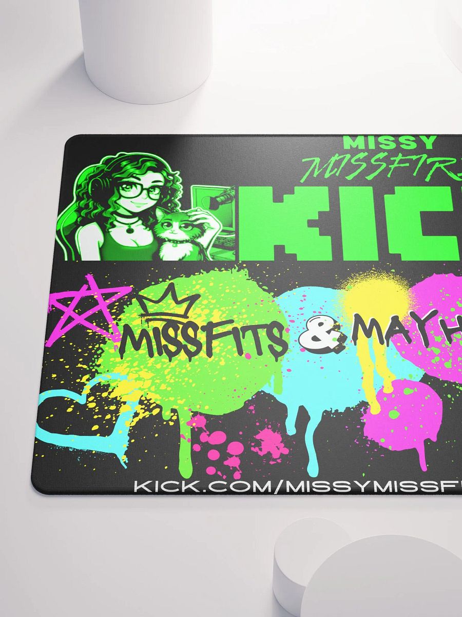 Missfits Mousepad Graffiti and Green product image (6)