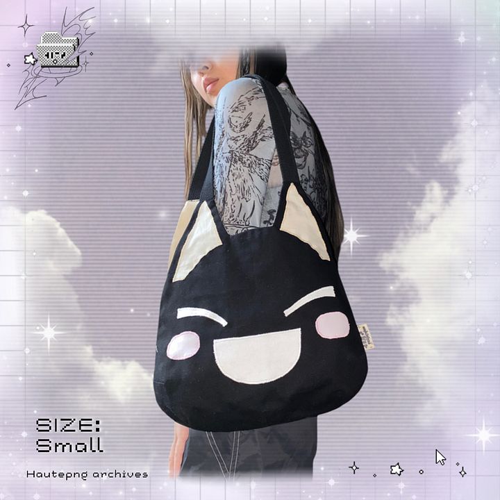 kuro tote (small) 𓈒⟡₊⋆ {PRE-ORDER} product image (1)