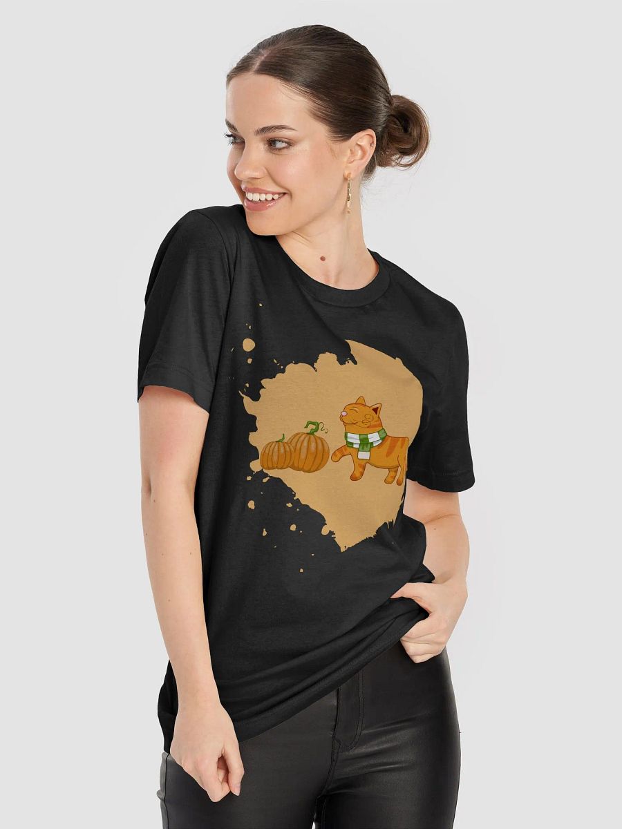 : 🍁 Autumn Cat T-Shirt | Cute Fall Cat with Pumpkins Shirt | Cozy Autumn Vibes Tee product image (55)