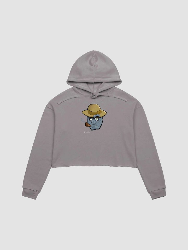 Isaiah Ferguson Grey Ben Crop Hoodie product image (1)