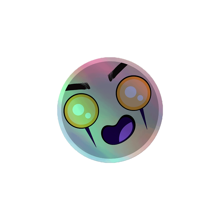 Harb Face Holo Sticker product image (1)