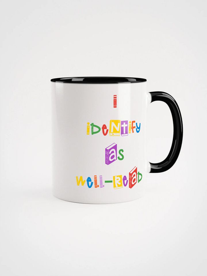 I Identify As Well-Read Accent Mug product image (2)