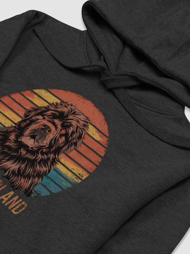 Classic Newfoundland Dog Hoodie - Unisex Vintage Style product image (2)
