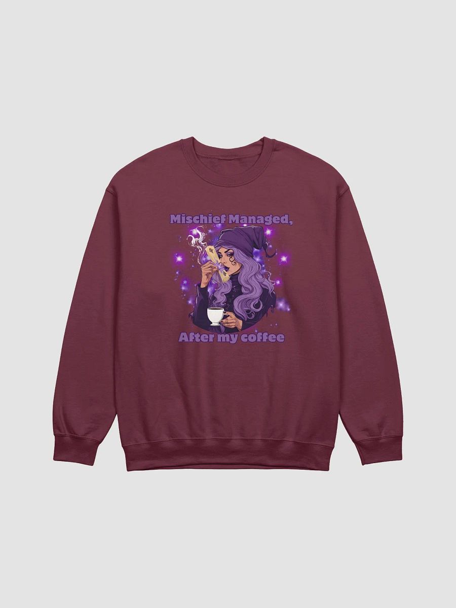 Mischief Managed after Coffee Classic crewneck sweatshirt product image (2)