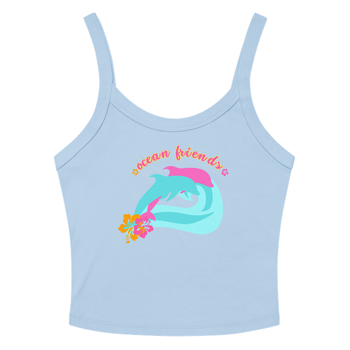 Ocean Friends Tank in Ocean Blue product image (2)