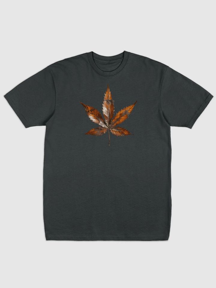 Vintage Dry Rusty Cannabis Leaf T-Shirt – Retro Botanical Tee product image (1)