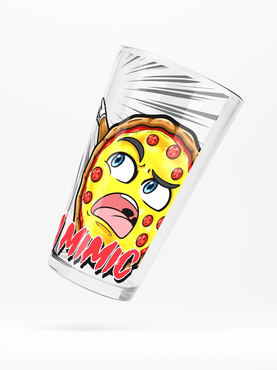 SpookyTimePizza - "It's a Mimic!" Pint Glass product image (5)