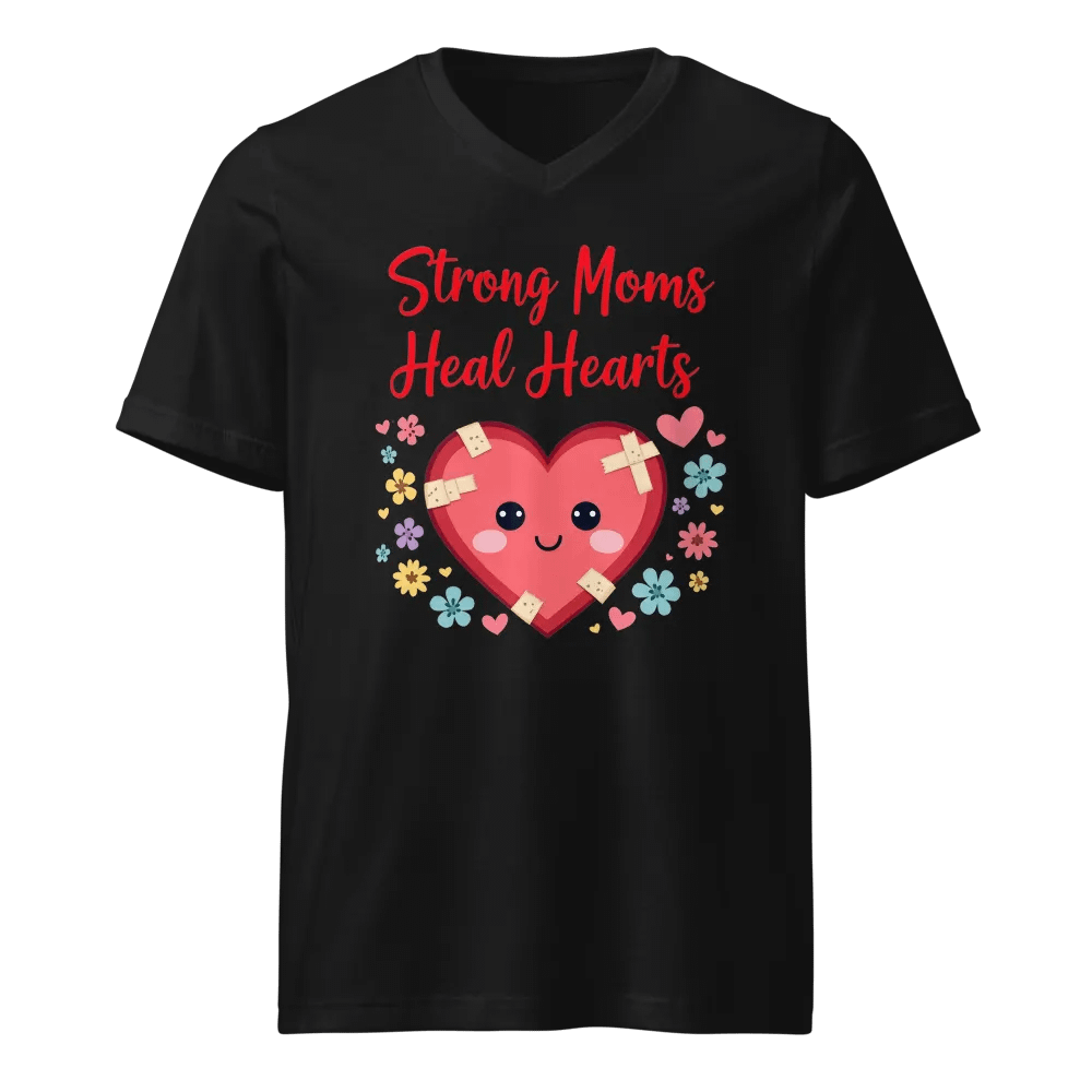 Strong Moms, Healing Hearts V-Neck Tee product image (1)