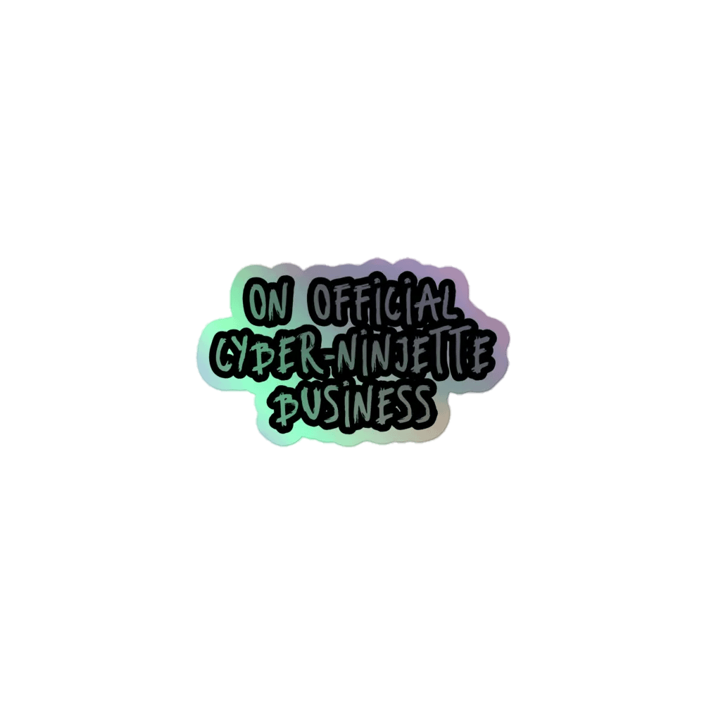 Official Cyber-Ninjette Business (Holo) product image (1)