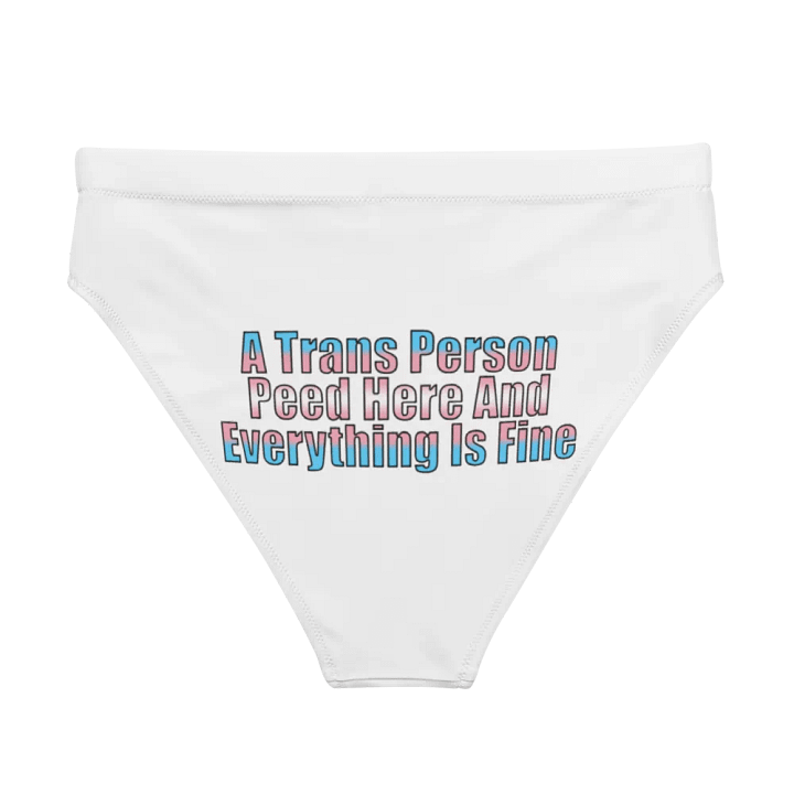 A Trans Person Peed Here Bikini product image (1)