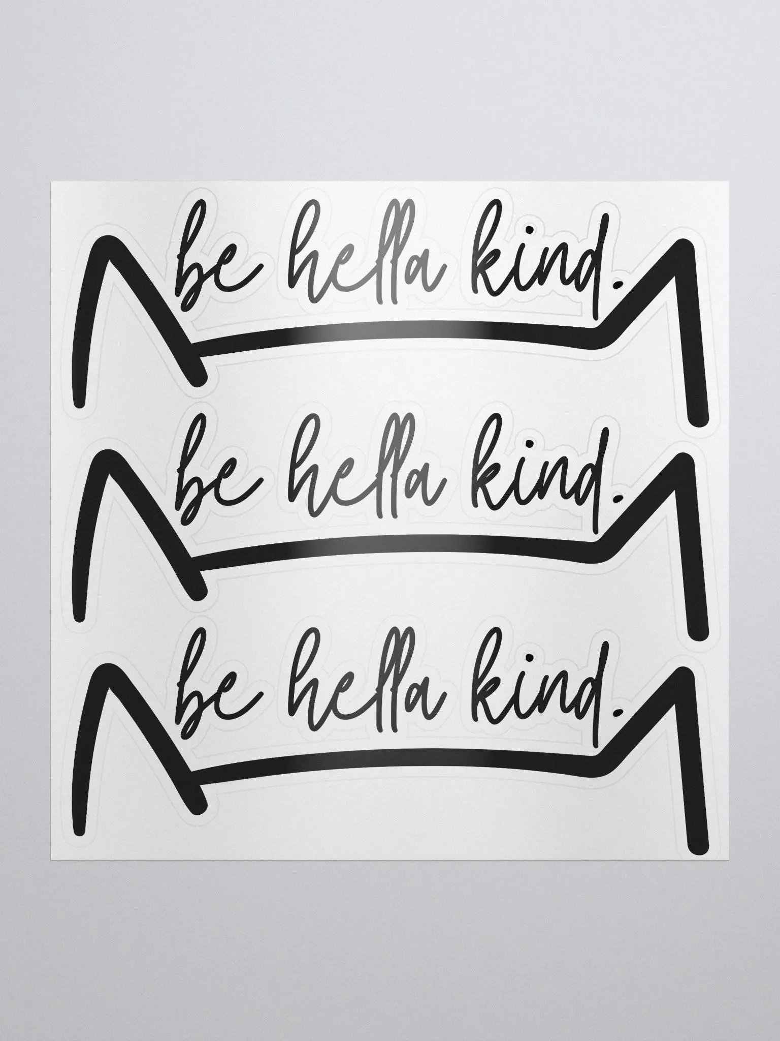 be hella kind - sticker product image (1)