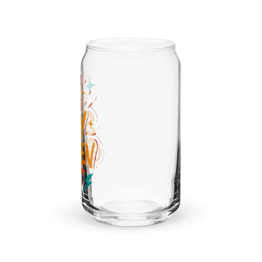 "Stay Golden" Graffiti Can Glass | Sip Loud, Shine Brighter product image (7)