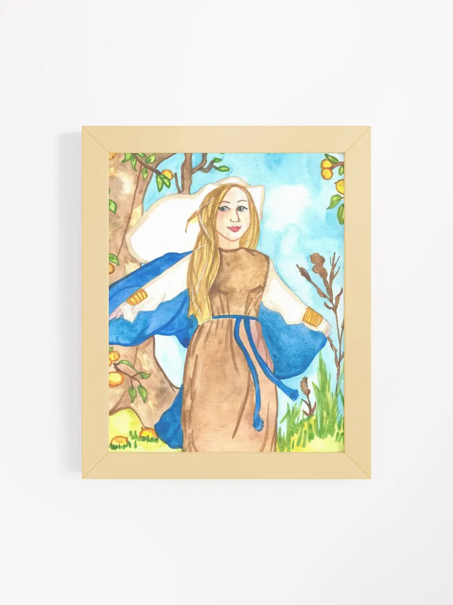 Sáule And The Golden Apples Framed Print product image (23)