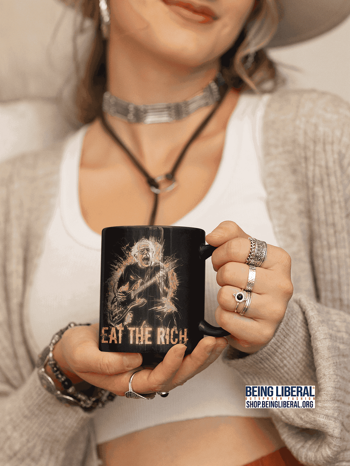 Eat The Rich Bernie Mug - Being Liberal product image (1)