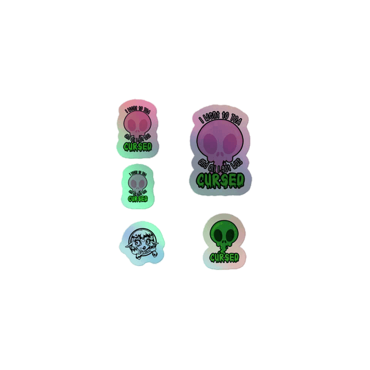 All I Got Was Cursed - Paladin - Holo Sticker Sheet product image (1)