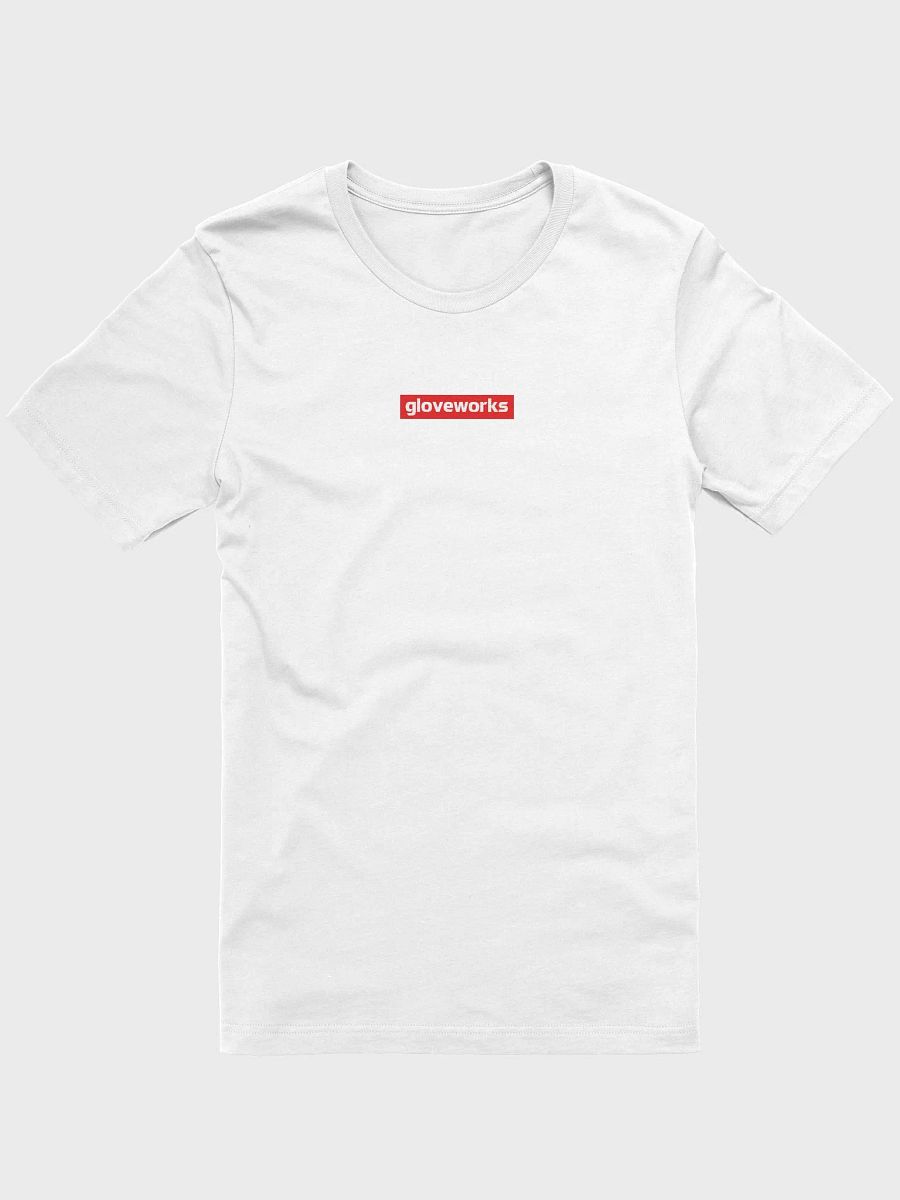 gloveworks Rectangle Classic (Red) - White T-Shirt product image (1)