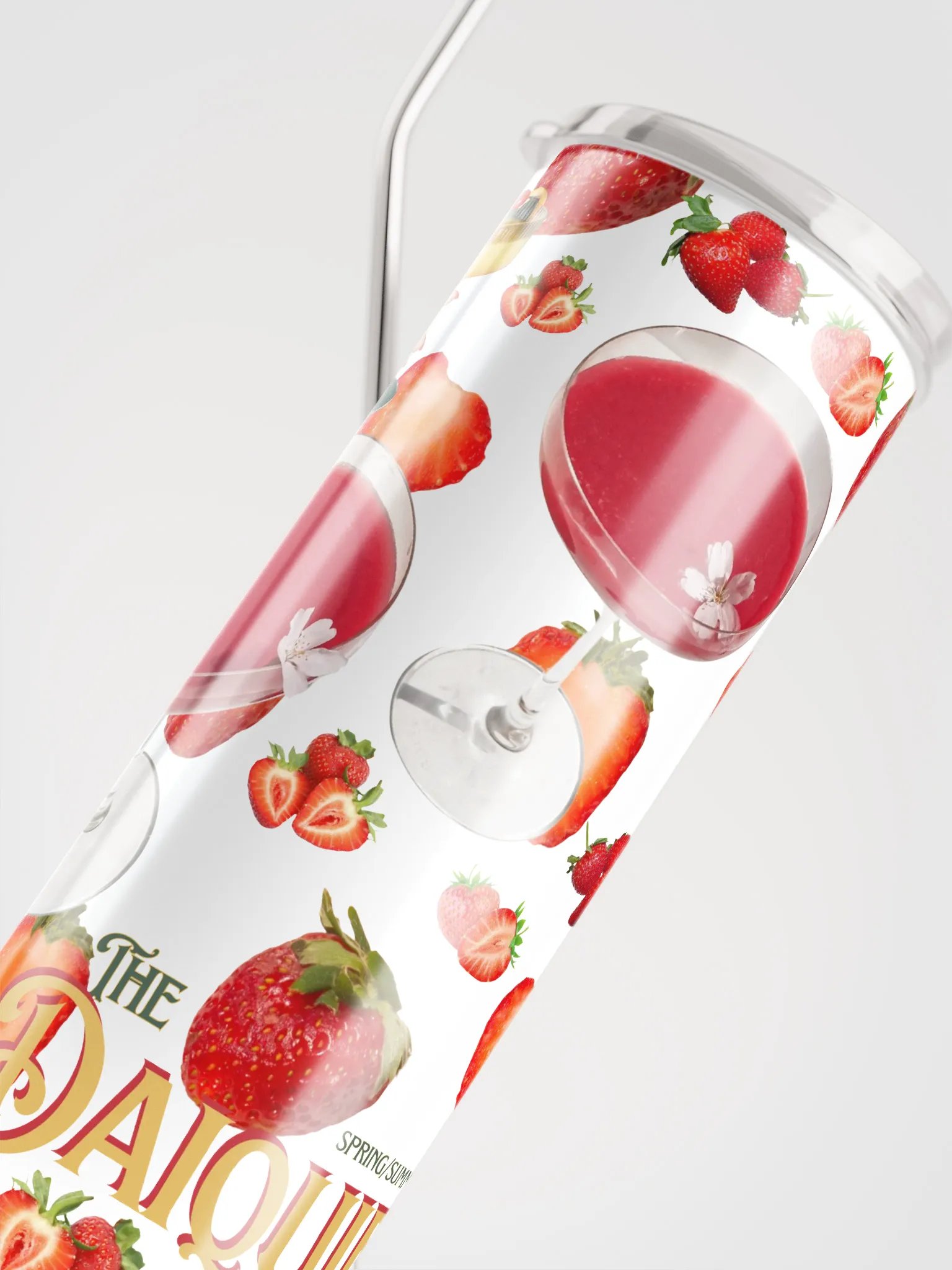 SPRING SUMMER STRAWBERRY DAIQUIRI TUMBLER product image (4)