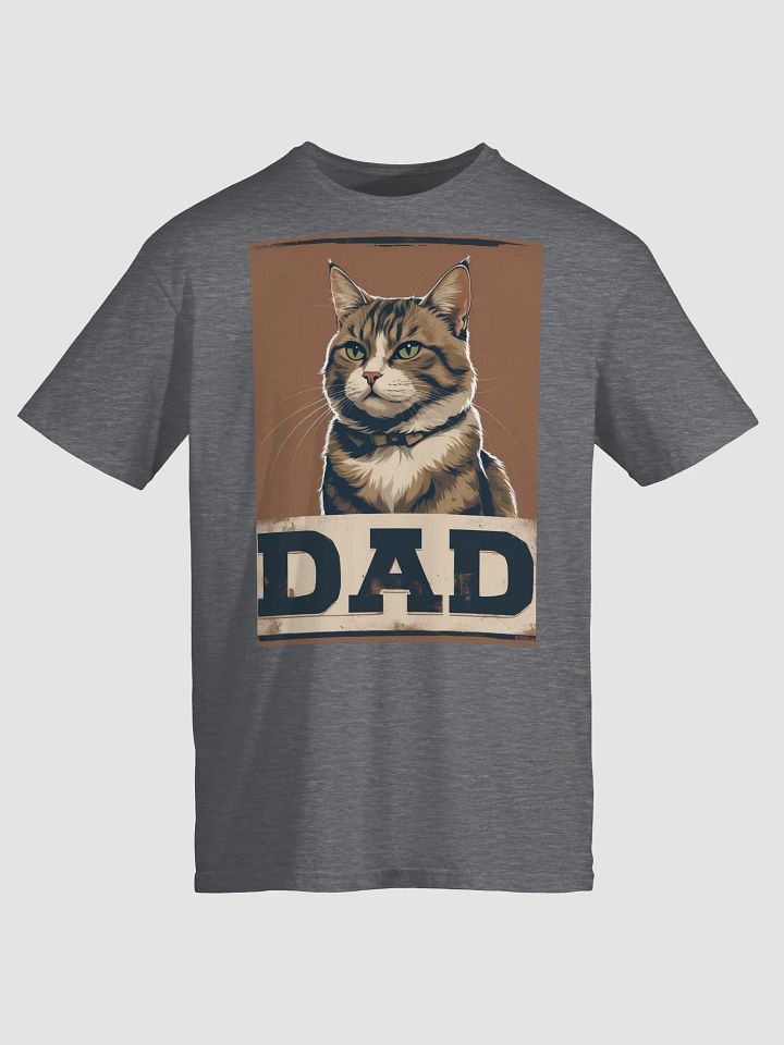 Cat Dad Pride – Rugged Feline Art product image (1)