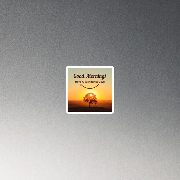 Smiling Sunrise Die-Cut Magnets product image (2)