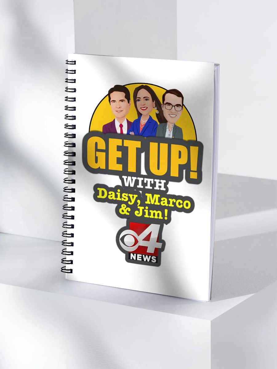 Get Up! With Daisy, Marco & Jim Spiral Notebook product image (4)