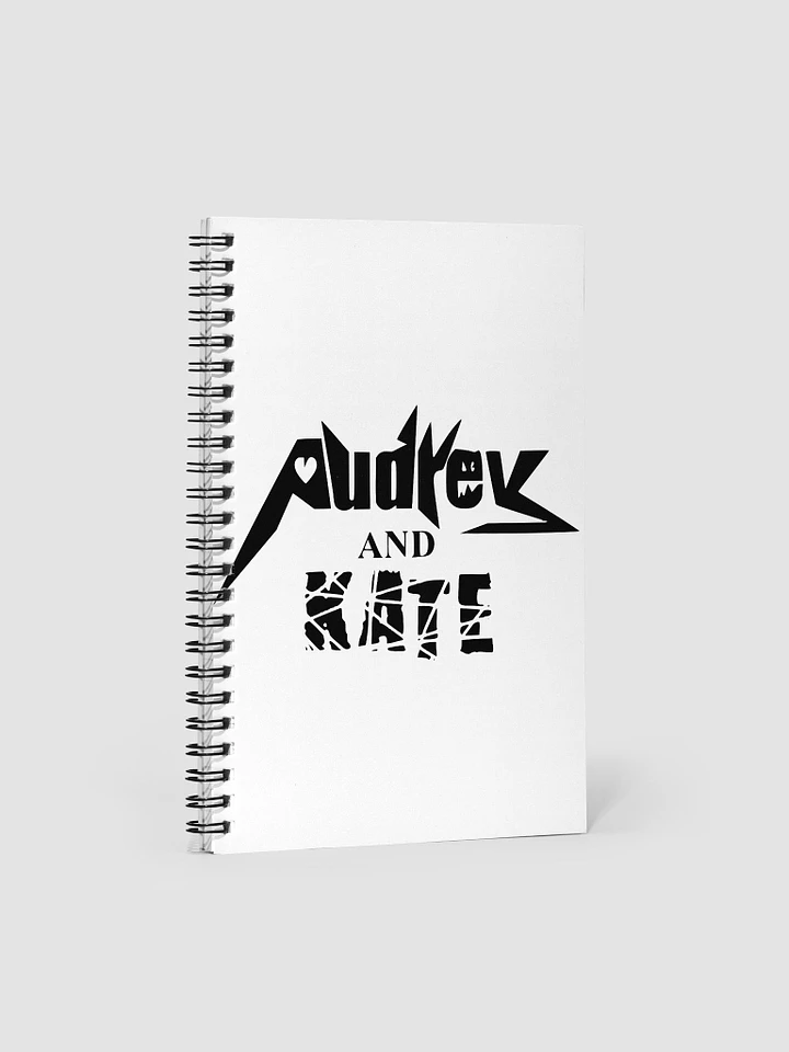 Audrey and Kate Official Square Black Logo Notebook product image (1)