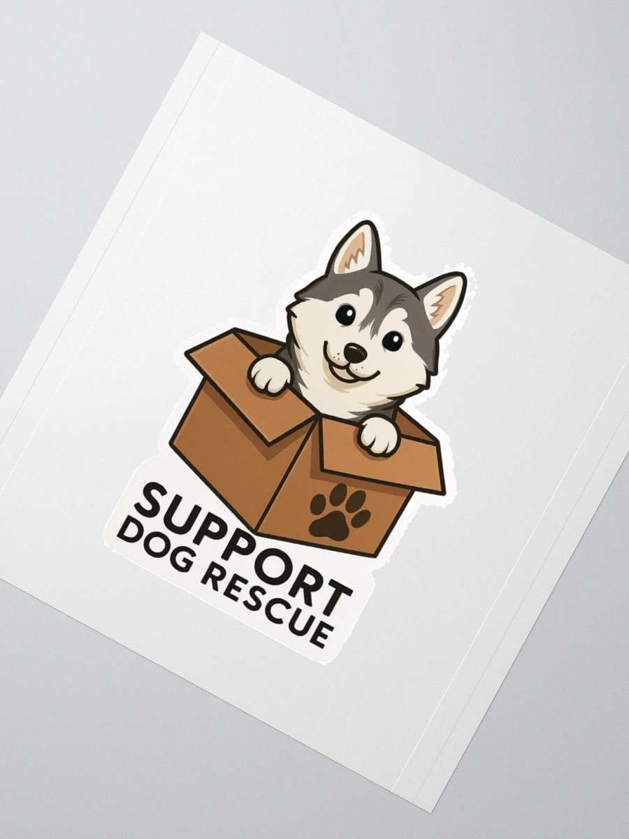 Rescue Me: Alaskan Klee Kai Sticker (Cordell's Shelter Collection) product image (1)