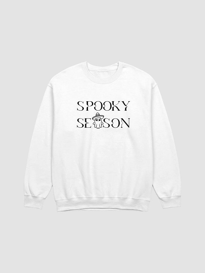 Spooky Season Sombrero Ghost Monochrome Classic Crewneck Sweatshirt product image (1)