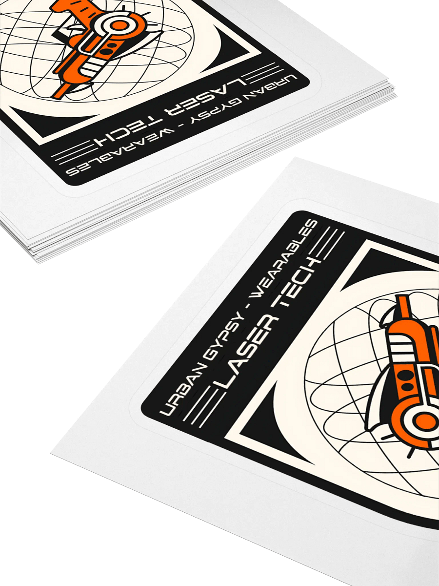 Laser Tech Kiss Cut Sticker product image (4)