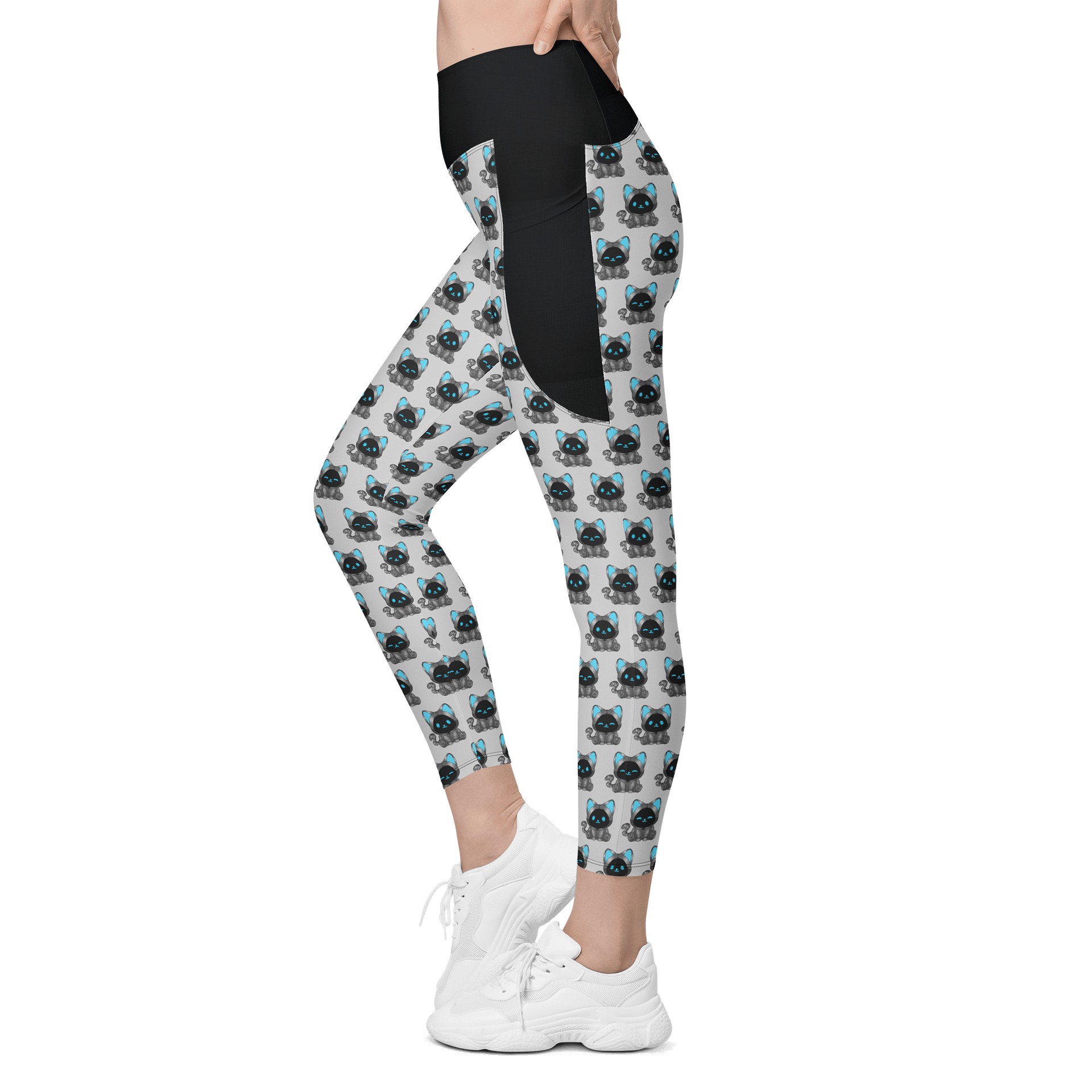PalBot Leggings w/Pockets (Blue) product image (6)