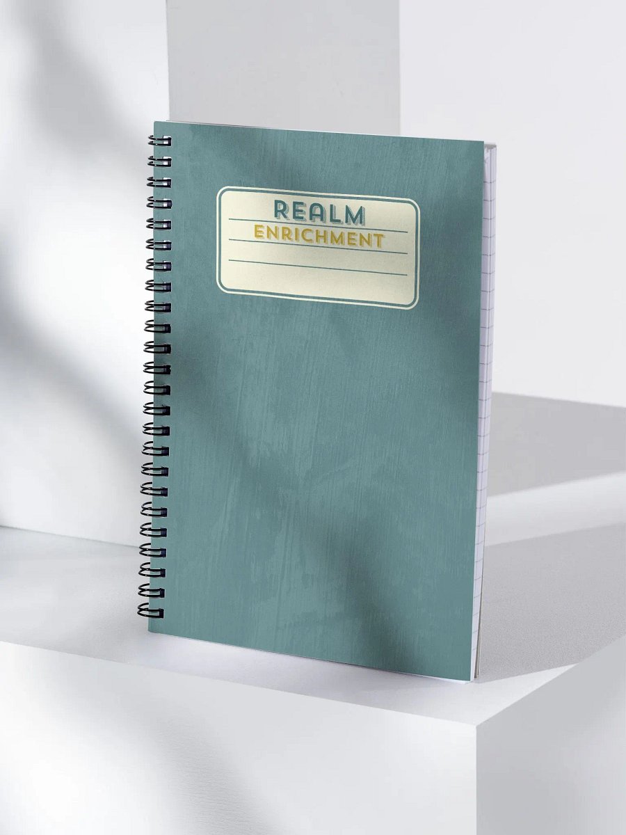 Notebook: Realm Enrichment in Teal Tranquility product image (4)