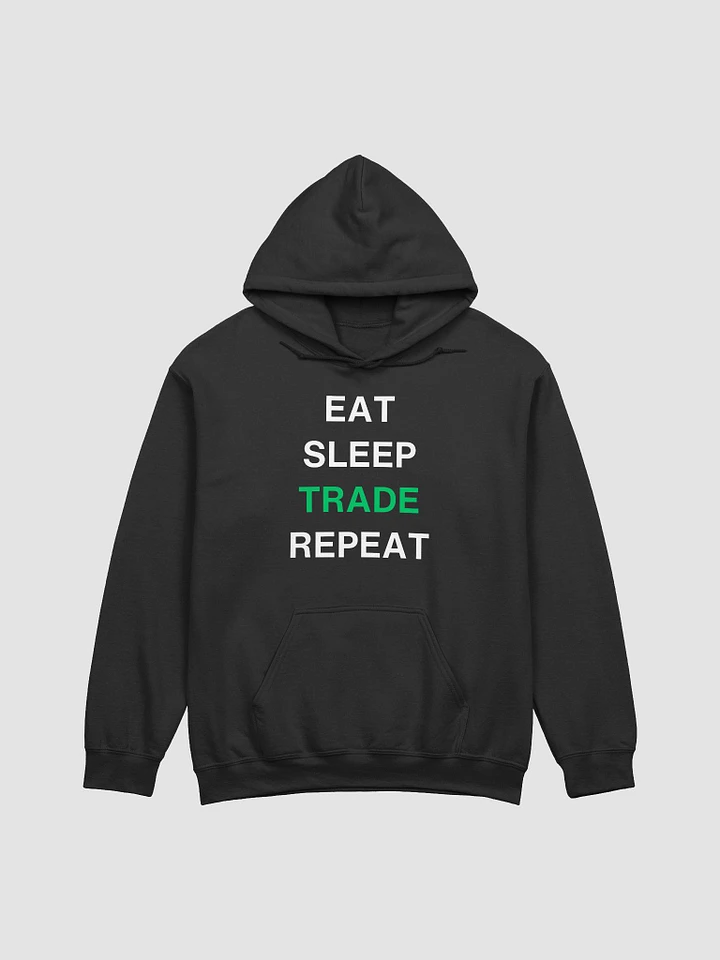 Eat, Sleep, Trade, Repeat Distorted Hoodie product image (1)
