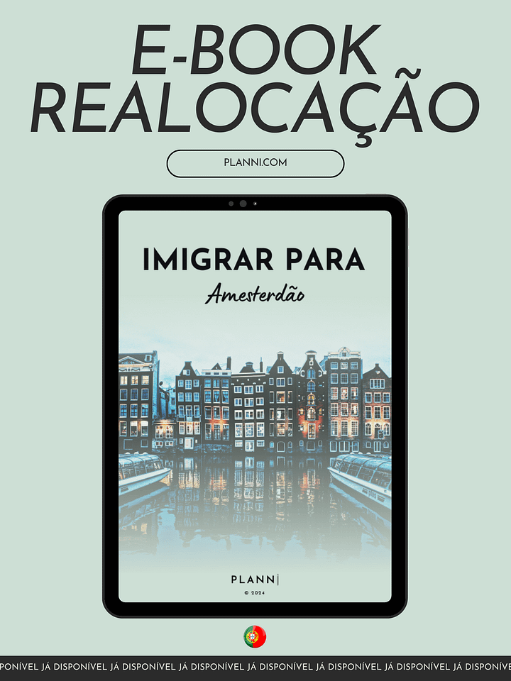 E-book Realocação - Imigrar para Amesterdão PT | PLANNI product image (1)