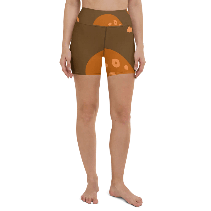 Orange Mirage Yoga Shorts product image (2)