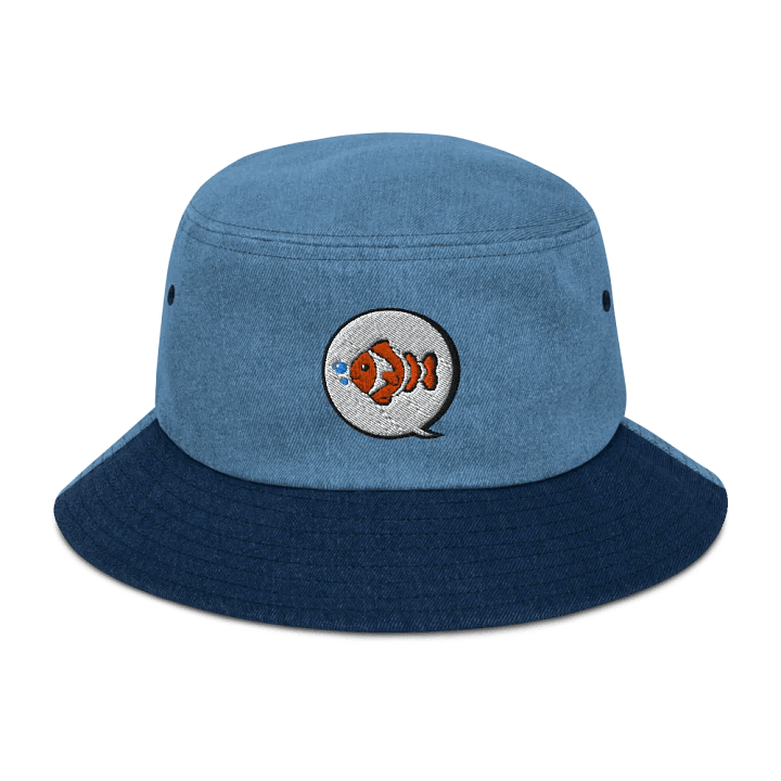 Clownfish TV Embroidered Denim Bucket Hat product image (1)