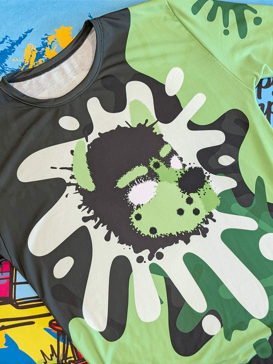 Chaos Splatter Shirt - Lime Green product image (6)
