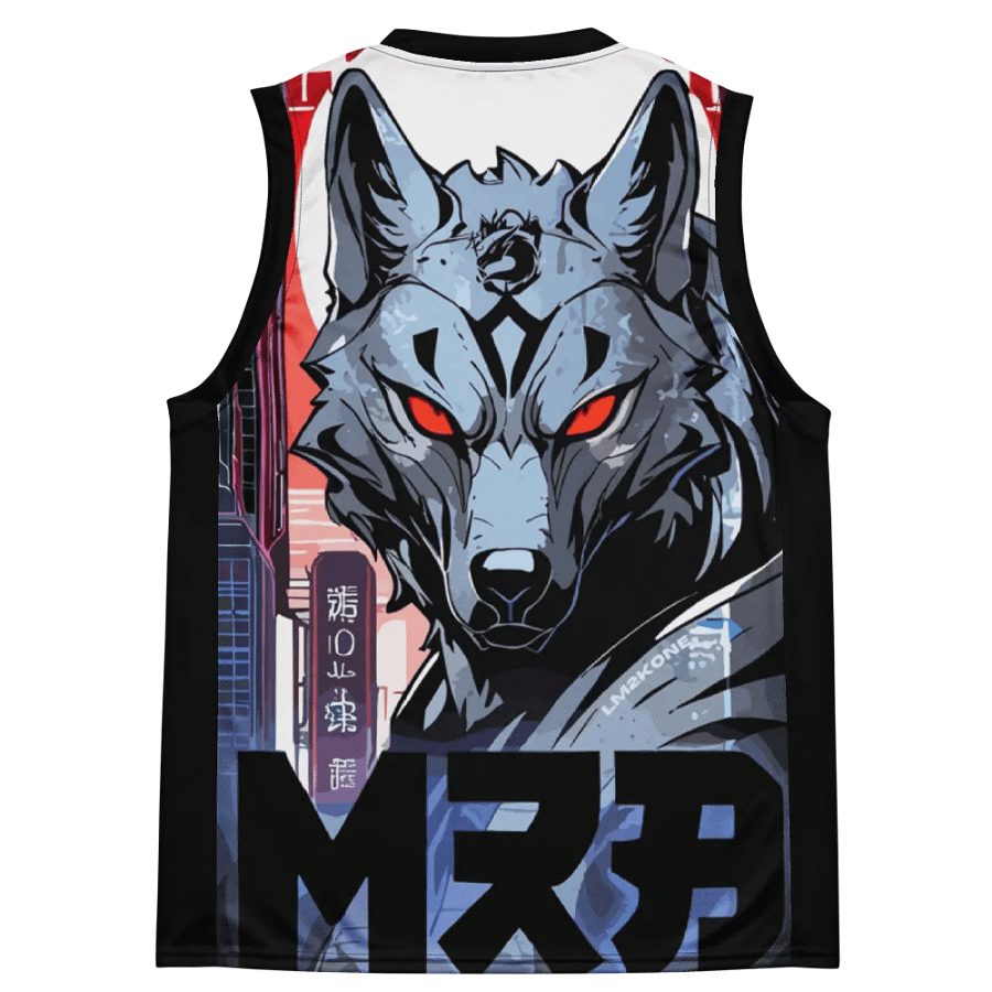 Cyberwolf Unleashed All-Over Print Basketball Jersey product image (11)