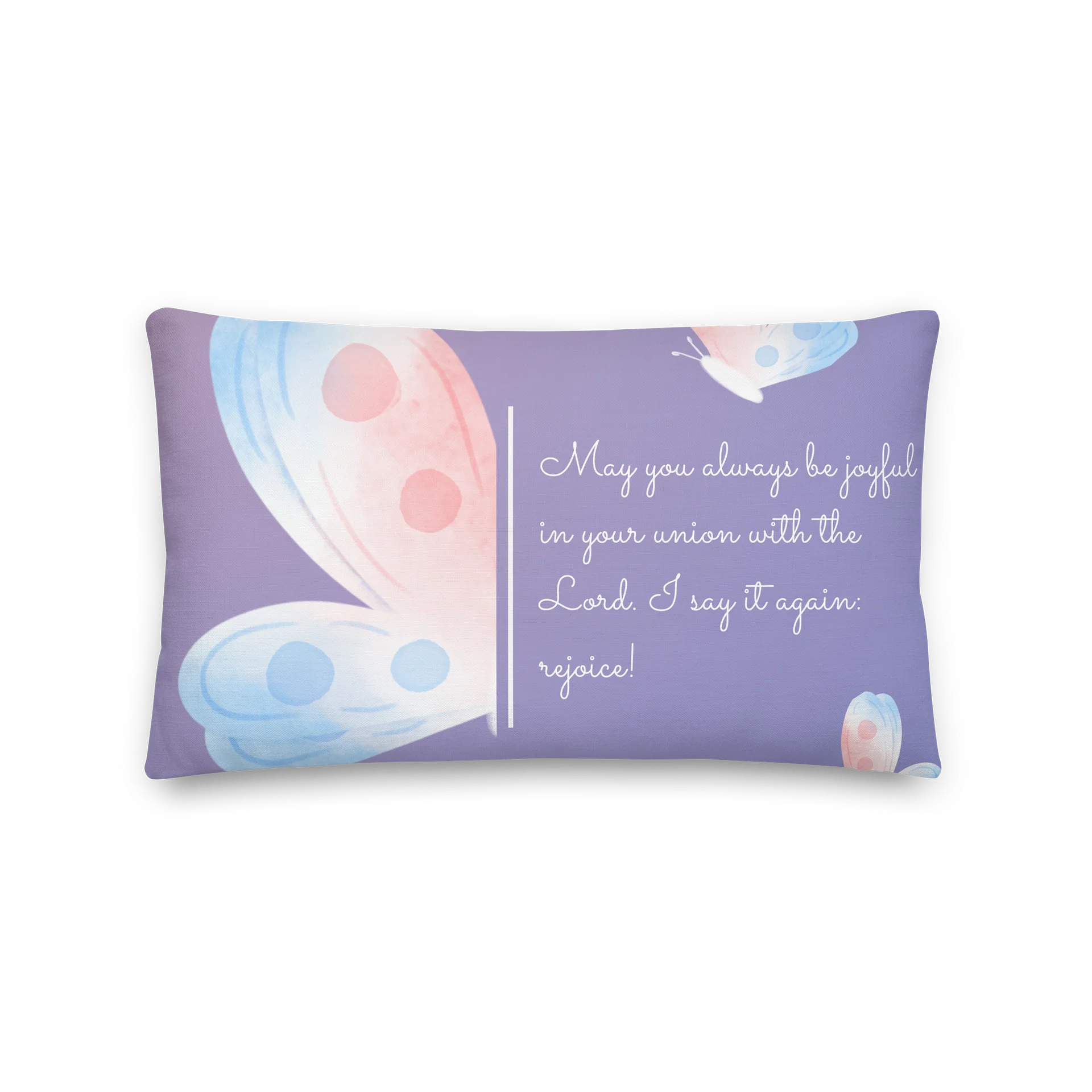 Philippians 4:4 ~ pillow product image (5)