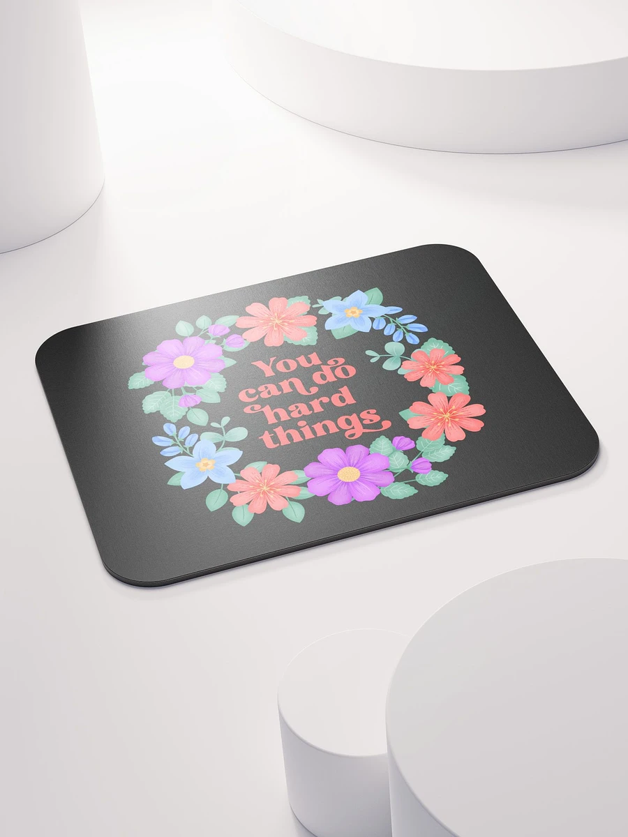 You can do hard things - Mouse Pad Black product image (4)