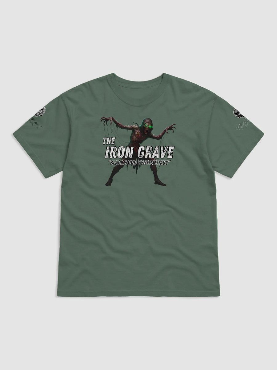 The Iron Grave - Blackwood Penitentiary - The Puppeteer v1 - White Logo T-Shirt product image (6)