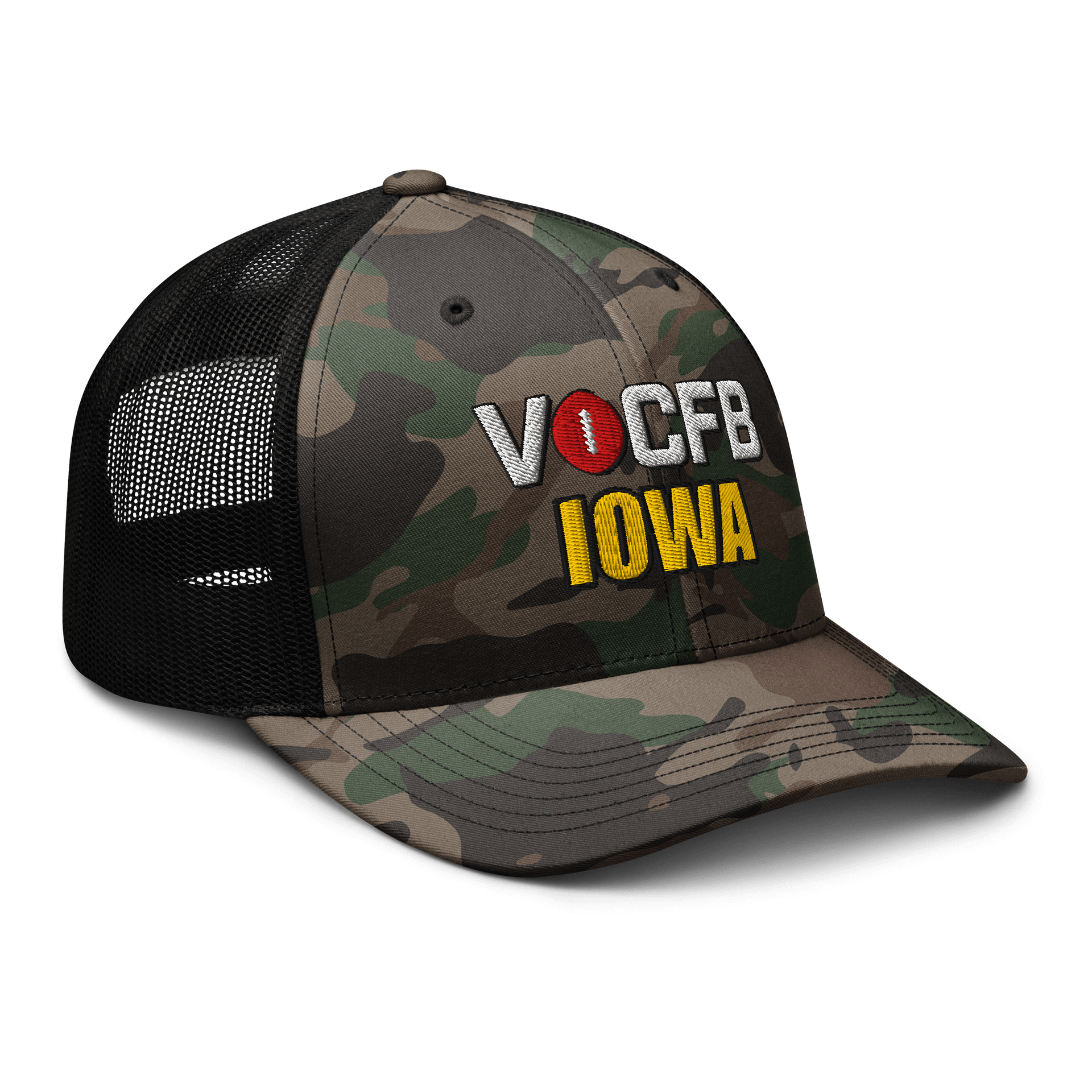 Iowa VOCFB Camo Trucker Hat product image (8)