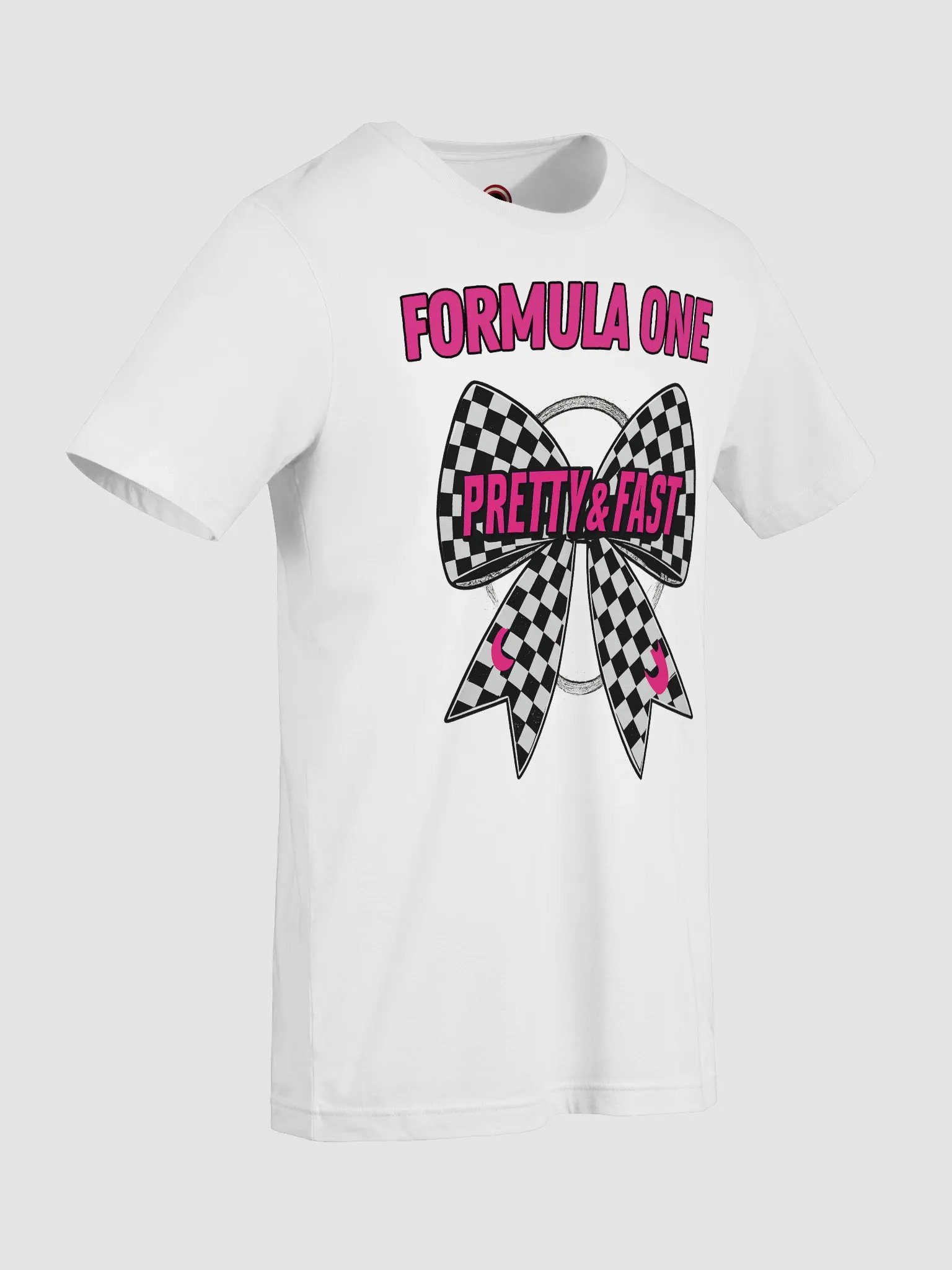 Checkered Flag Bow Tie Tee product image (17)