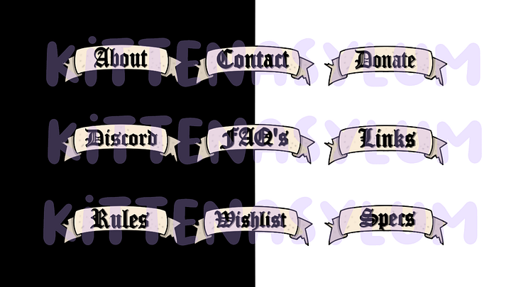 Ye Old📜 - Twitch/Kick Panels product image (1)