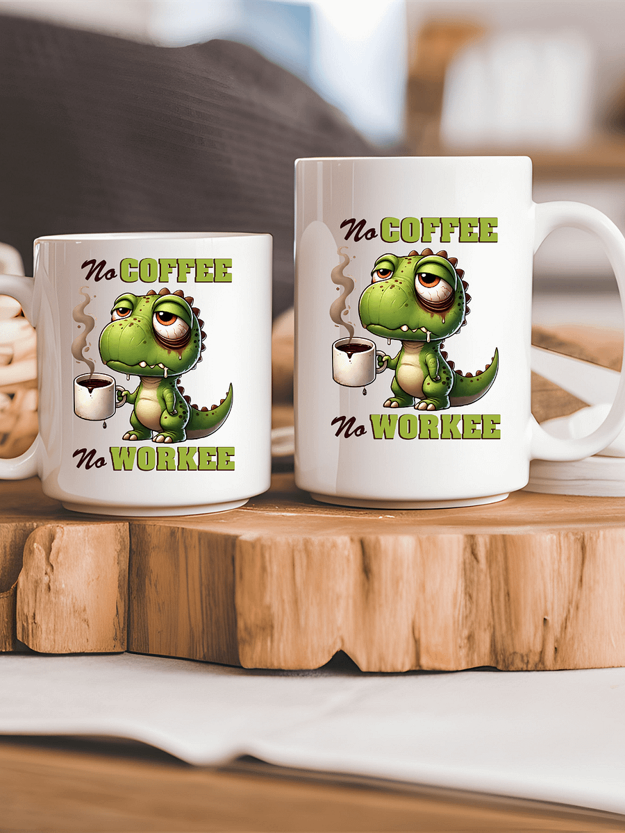 Sad Dinosaur Coffee Mug – 