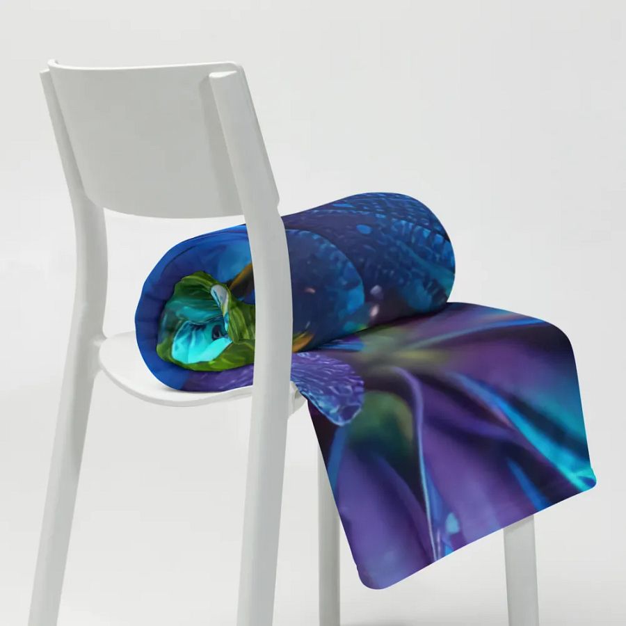 Kawaiikitten Exclusive Premium Dew Drop Throw Art Blanket product image (4)