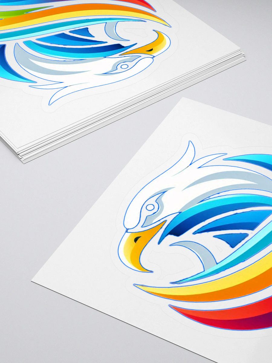 Colorful Eagle Kiss Cut Stickers product image (4)